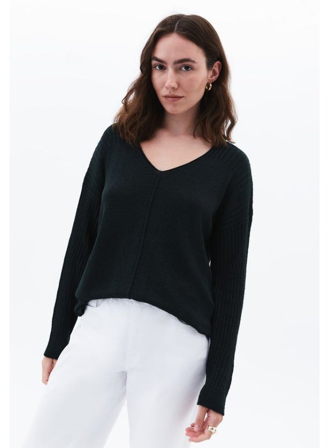 OXXO V-Neck Knit Sweater - Image 3
